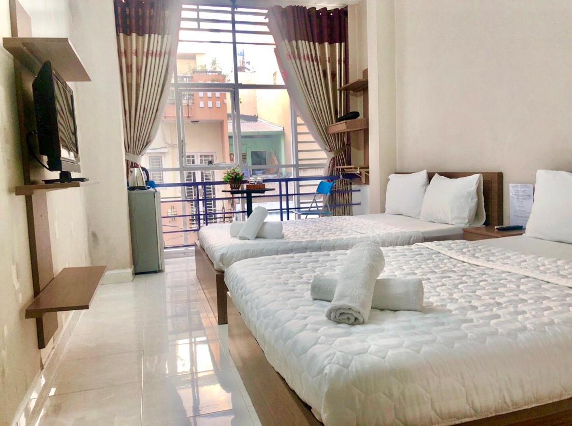 Thanhha Guesthouse At Bui Vien Walking Street Thành Pho Ho Chí Minh Esterno foto